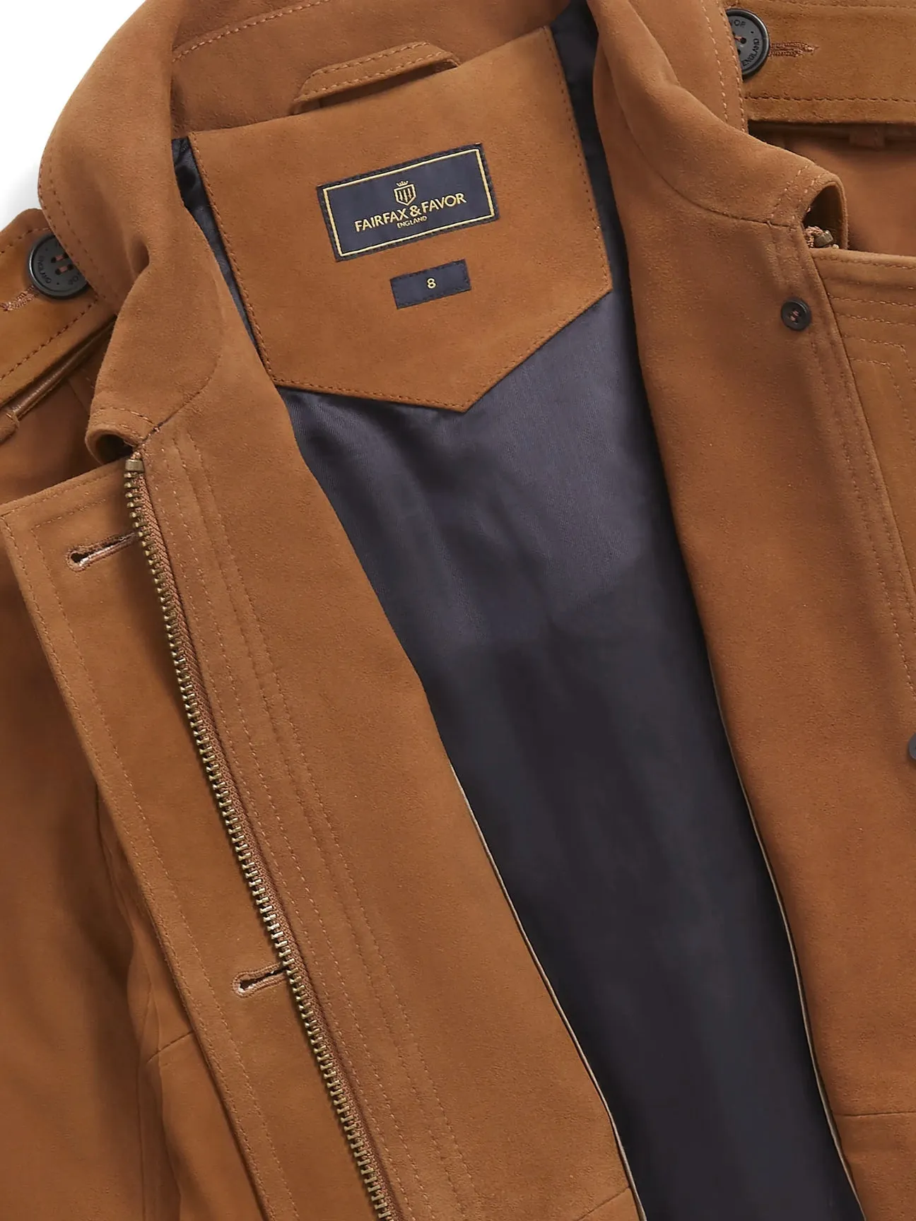 The Frances Jacket - Tan Suede