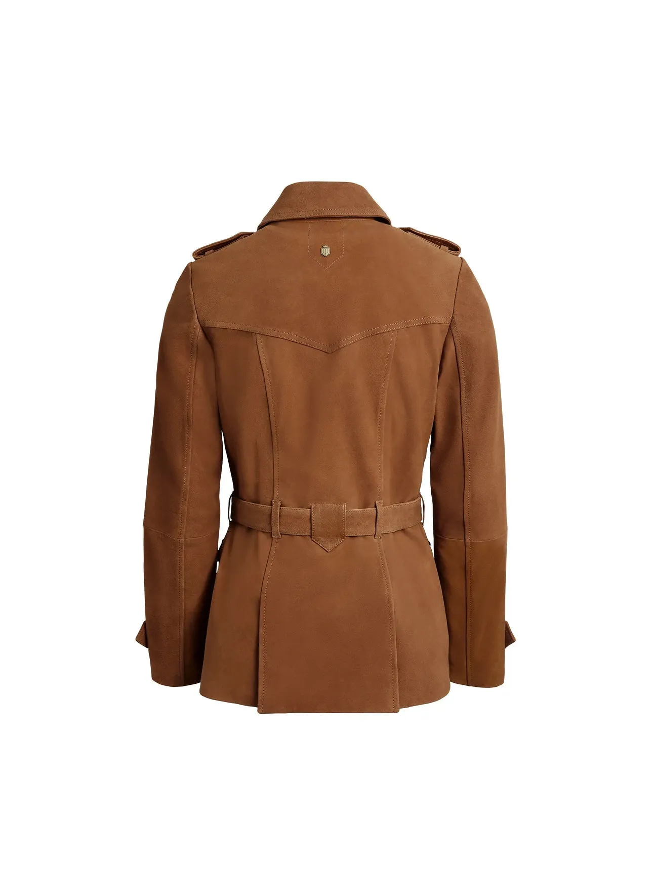 The Frances Jacket - Tan Suede