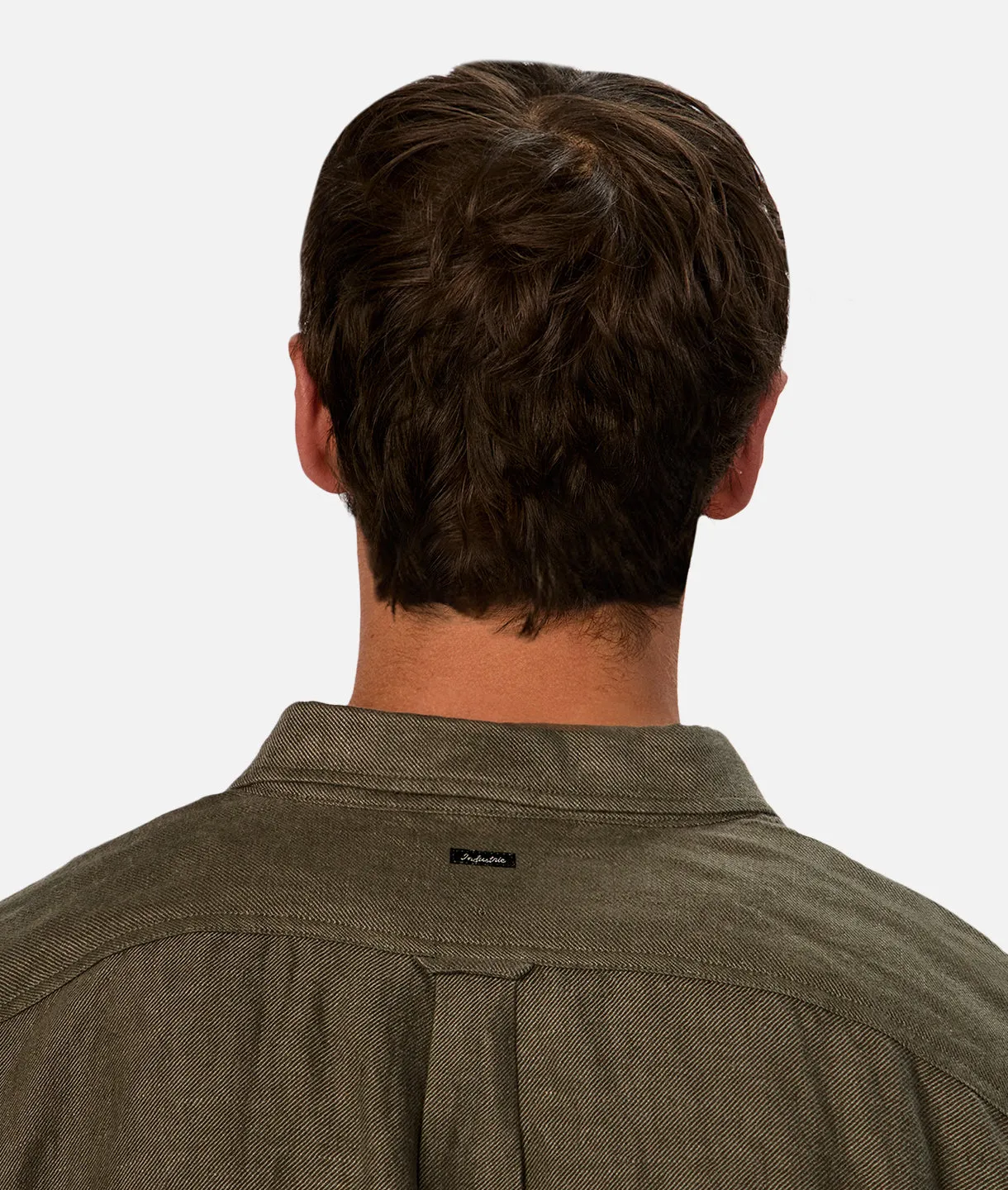 The Trinidad Linen Blend L/s Shirt - Shamrock