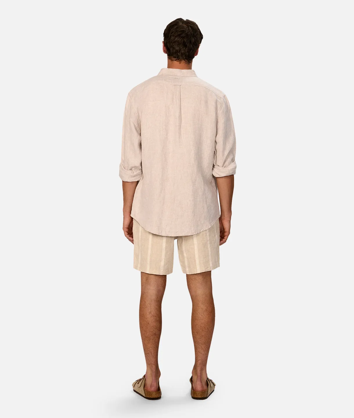 The Trinidad Linen Blend L/s Shirt - YD Grain