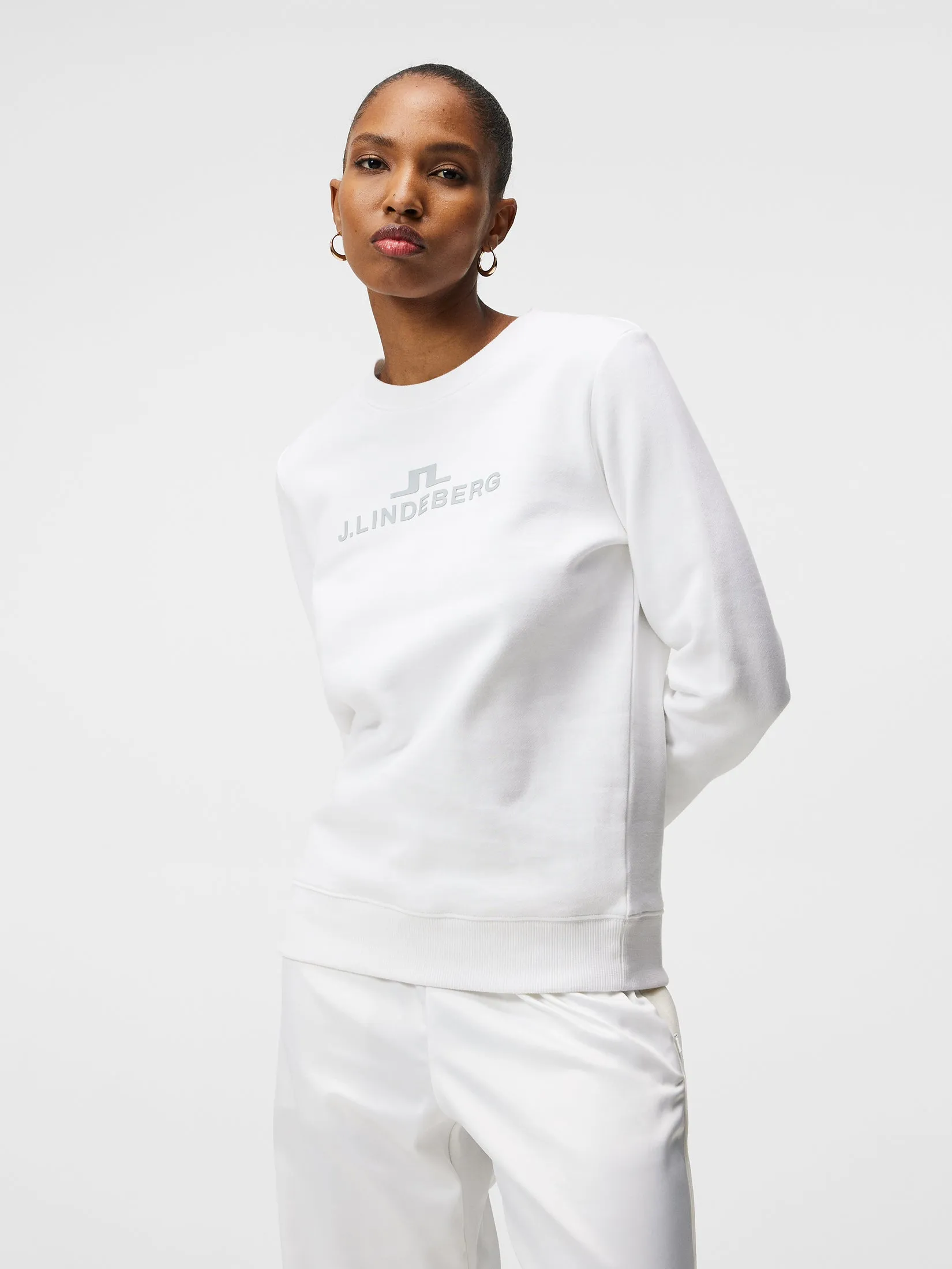 W Alpha Crew Neck / White