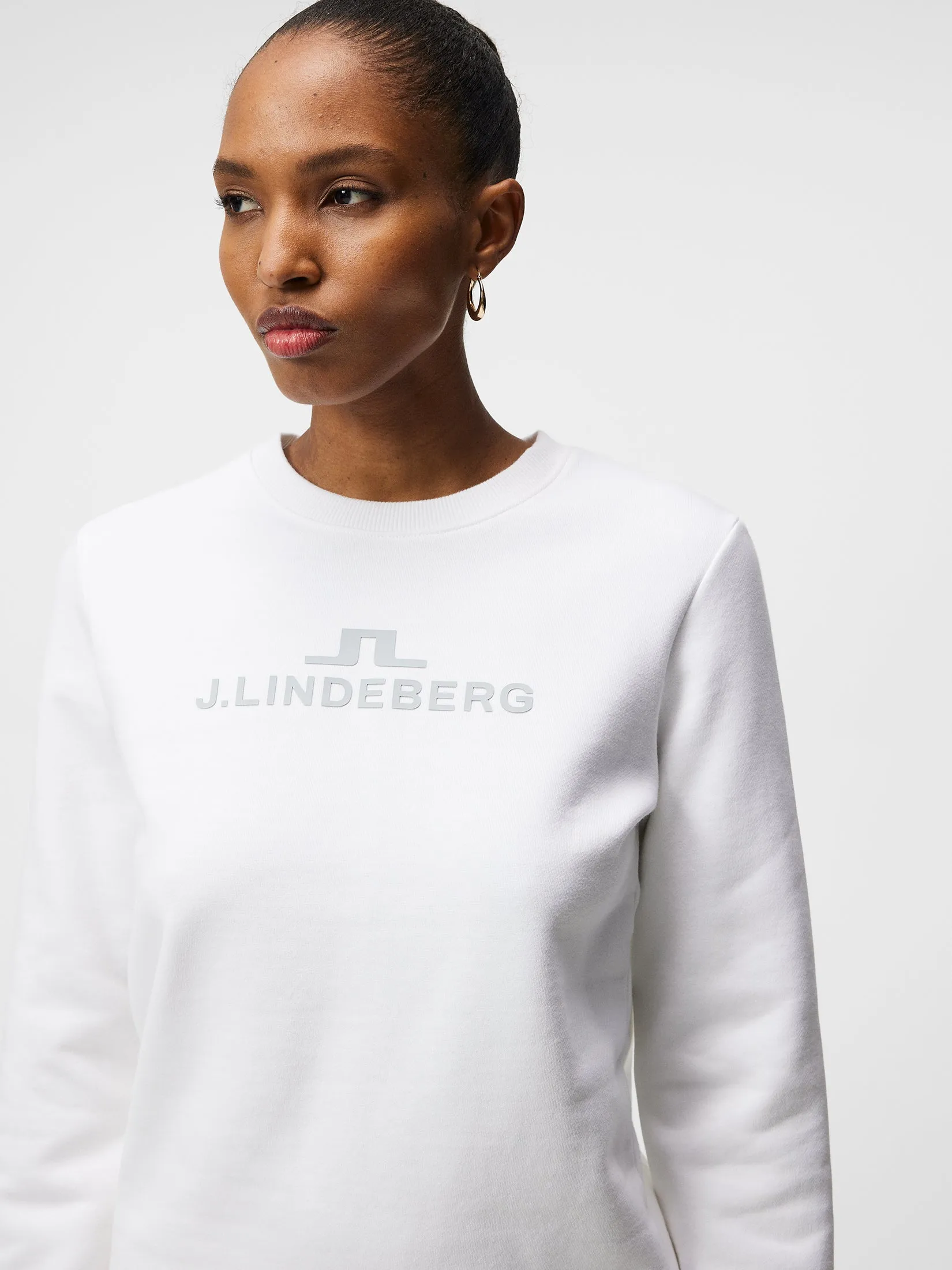 W Alpha Crew Neck / White