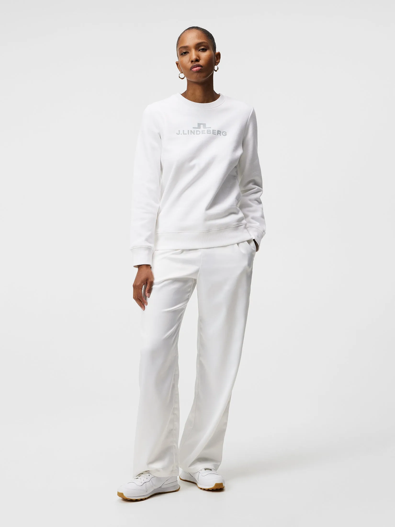 W Alpha Crew Neck / White